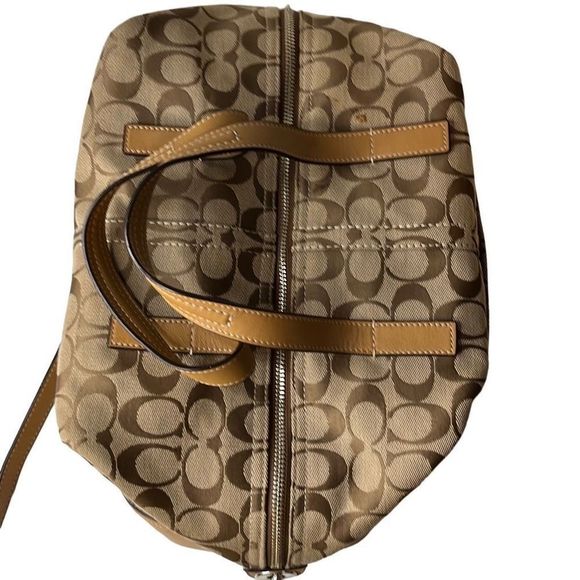 COACH Hadley signature brown shoulder-bag satchel handbag - Picture 6 of 7